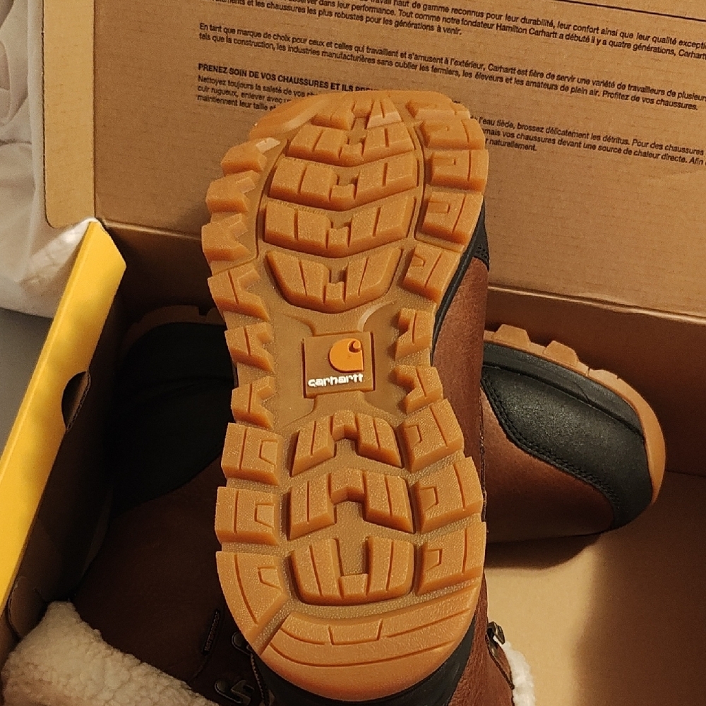 Carhartt Women's Brown Insulated Ankle Boots~ New! View 3